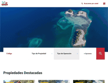 Tablet Screenshot of inamotpropiedades.com